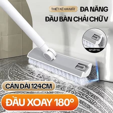 Cây Chà Sàn Nhà Tắm KITIMOP CS05 Chổi Chà Sàn Nhà Tắm Chổi Cọ Nhà Vệ Sinh
